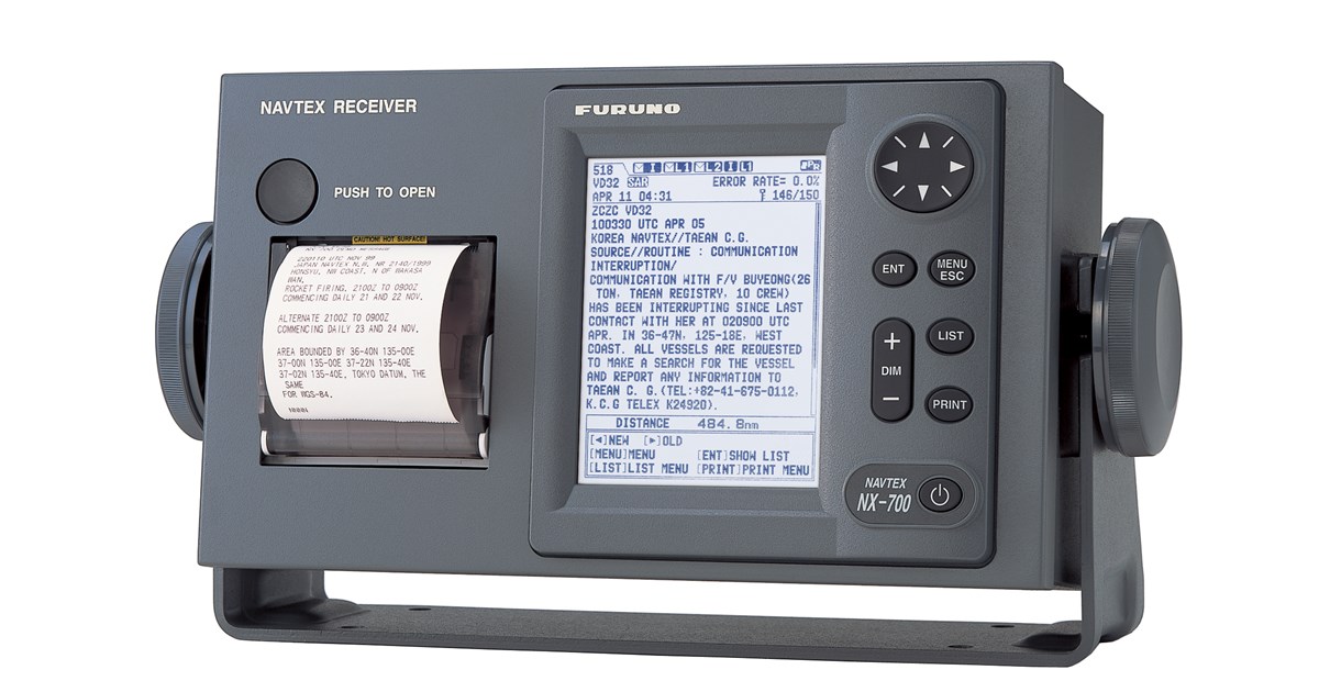 Furuno NX-700A Navtex System - Máy Thu NAVTEX Hai Kênh Cho Tàu SOLAS