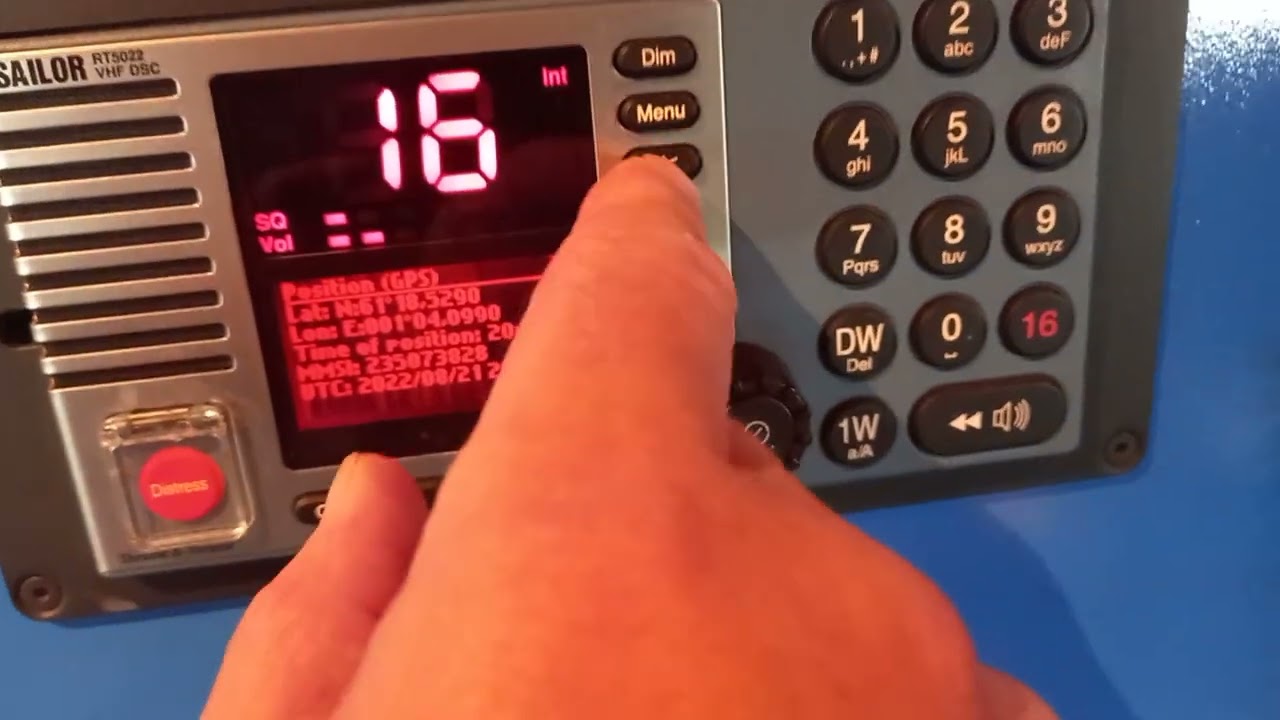 Sailor RT5022 VHFDSC - Bộ Đàm VHF DSC Class A GMDSS Hàng Hải