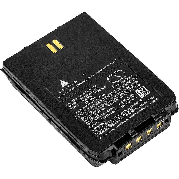 Pin CS-HTX100TW.2 Li-ion 1400mAh Cho Bộ Đàm HYT X1e Và X1p