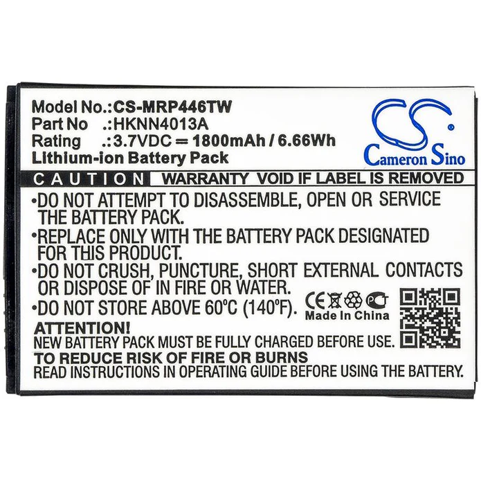 Pin TT-CS-MRP446TW Motorola