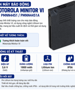 Pin máy nhắn tin Motorola Minitor