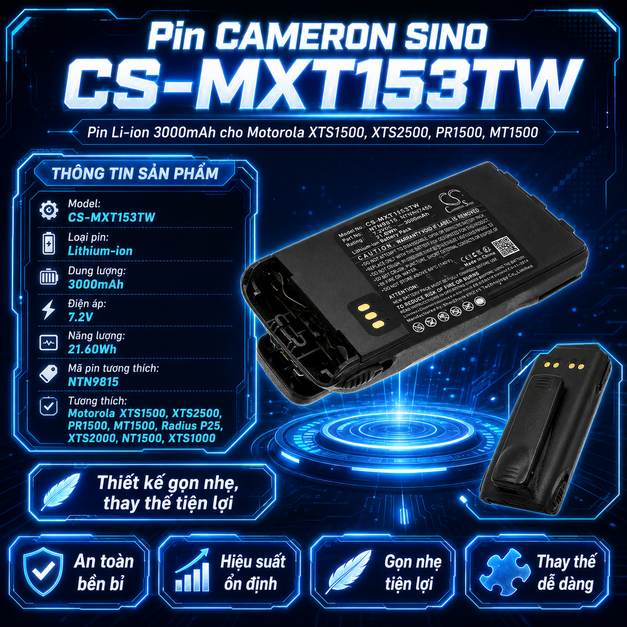 Pin Cameron Sino CS-MXT153TW