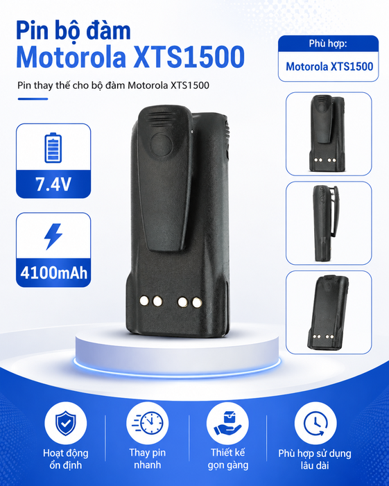 Pin Bộ Đàm PM9858LIP