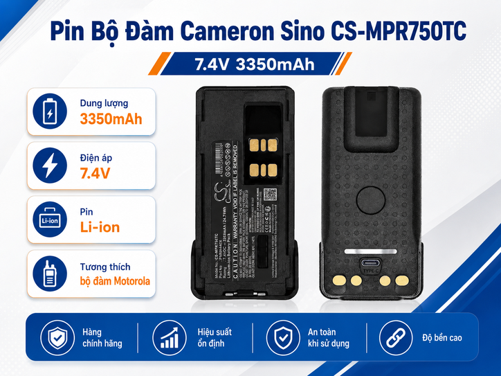 Pin Cameron Sino CS-MPR750TC