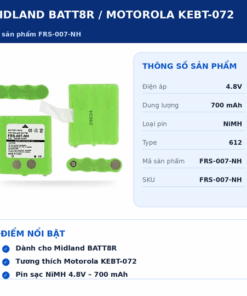 Pin bộ đàm Uniden BP-38/BP-40
