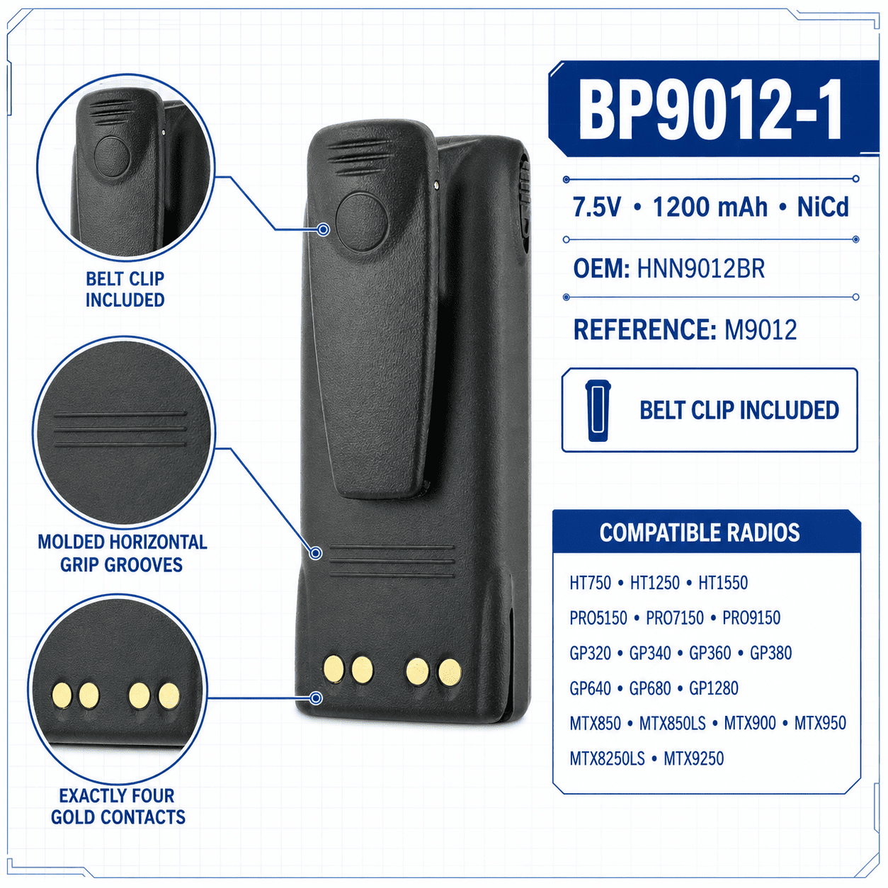 Pin BP9012-1