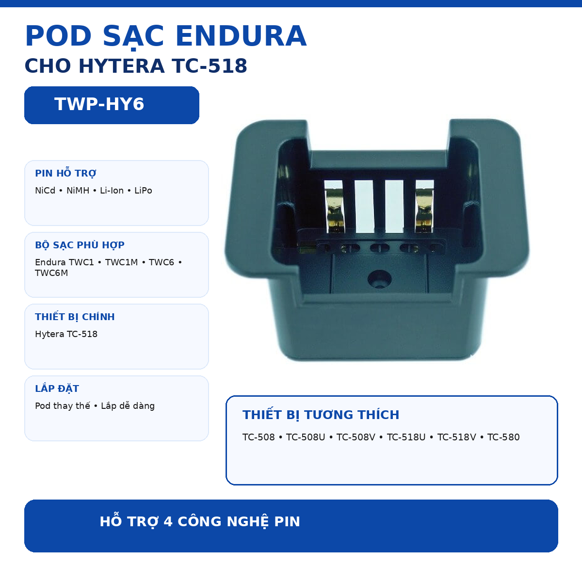 Pod sạc TWP-HY6