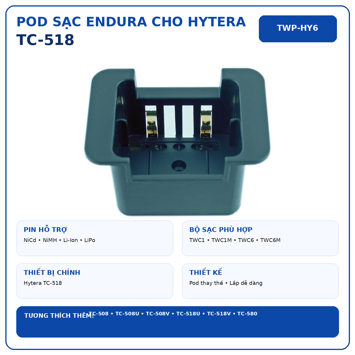 Pod sạc TWP-HY6