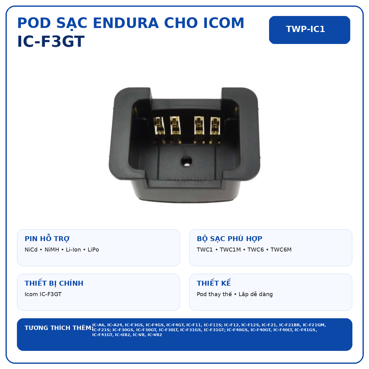 Pod sạc TWP-IC1