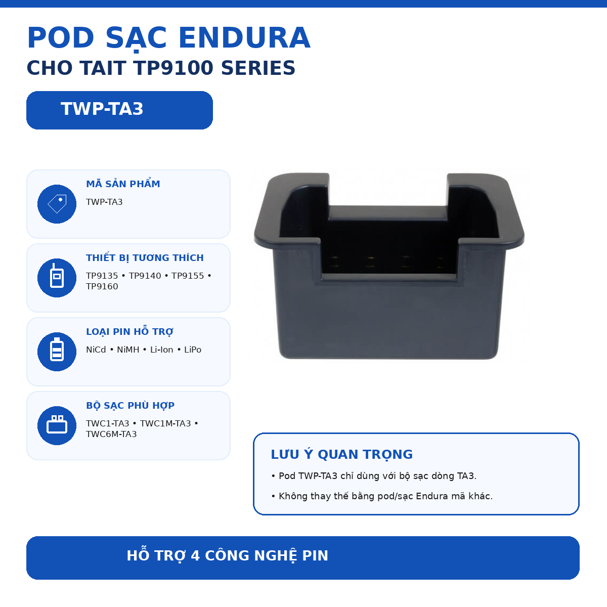 Pod sạc TWP-TA3