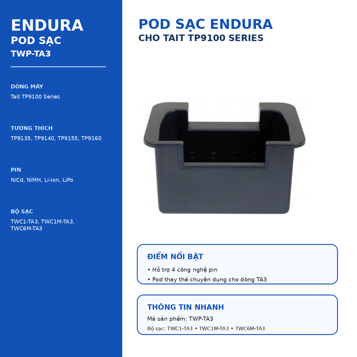 Pod sạc TWP-TA3