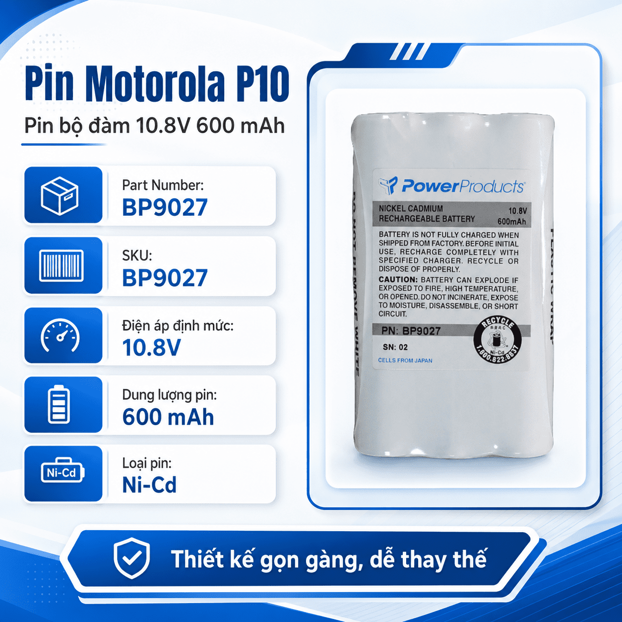Pin BP9027