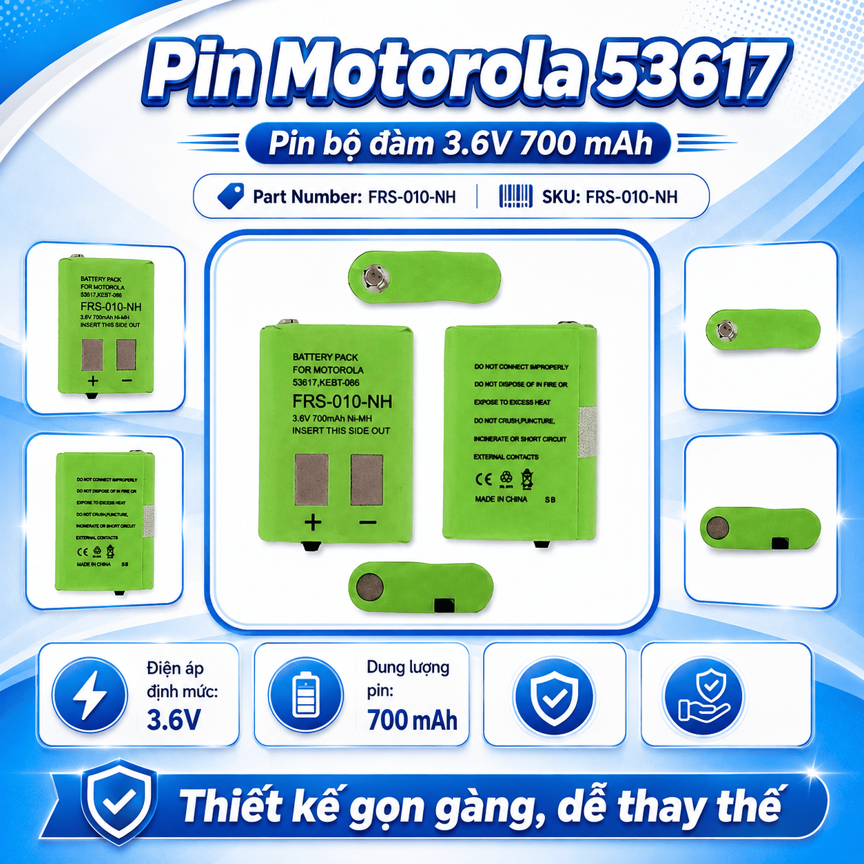 Pin FRS-010-NH